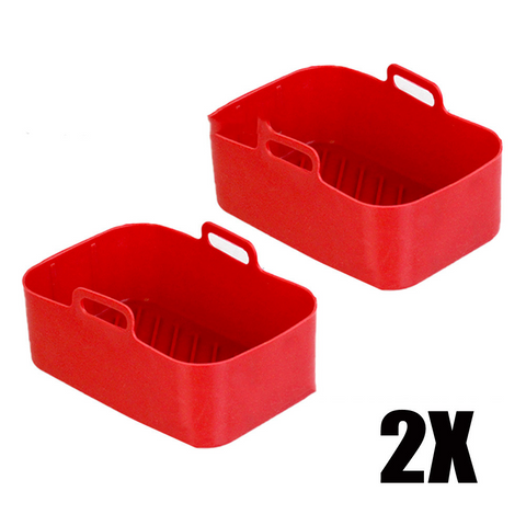 SuitableForDZ201Foodi8QTDoubleBasketFryerSiliconePan-Veeddydropshipping-8