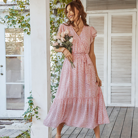       SummerFashionDressesRuffleBohoFloralLongDress-2_2