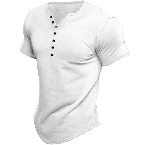 SummerFashionMen_sFashionCasualButtonSleeveTop-7