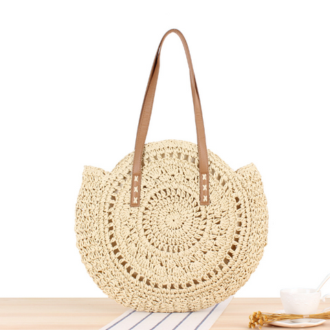       SummerFashionSimpleRoundShoulderBagBeachBags-2