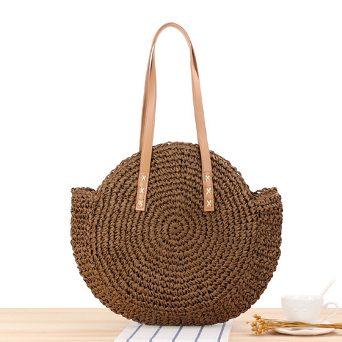    SummerFashionSimpleRoundShoulderBagBeachBags-4