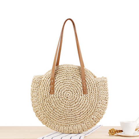       SummerFashionSimpleRoundShoulderBagBeachBags-6