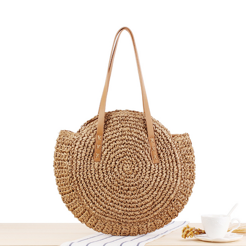    SummerFashionSimpleRoundShoulderBagBeachBags-7