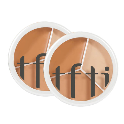 TFTI Three Colors Concealer Concealer Plate Cover Facial Spots Acne Marks Smear-proof Makeup Foundation Cream Dark Circles Dry Oily Skin5
