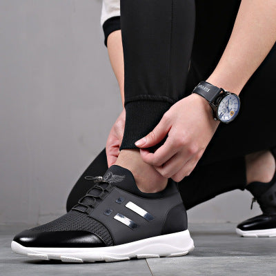The New  Woven Outdoor Sports Casual ShoesIncrease In The Korean Version Fitness-2