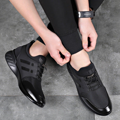 The New  Woven Outdoor Sports Casual ShoesIncrease In The Korean Version Fitness-4