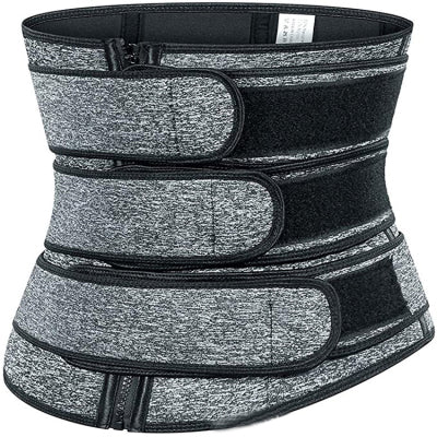 Tummy Sweat Shapewear Bodysuits Women Waist Trainer Slimming 2-3 Belts Workout Shaper Corset-11