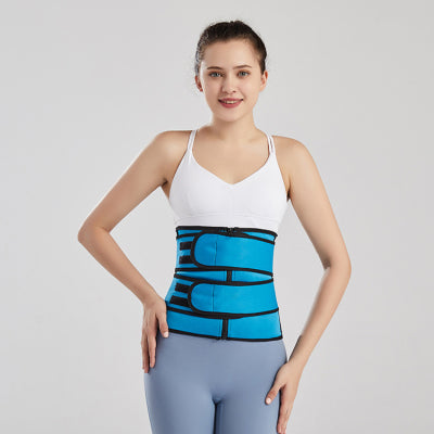 Tummy Sweat Shapewear Bodysuits Women Waist Trainer Slimming 2-3 Belts Workout Shaper Corset-4