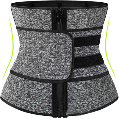 Tummy Sweat Shapewear Bodysuits Women Waist Trainer Slimming 2-3 Belts Workout Shaper Corset-6
