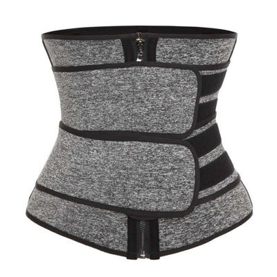Tummy Sweat Shapewear Bodysuits Women Waist Trainer Slimming 2-3 Belts Workout Shaper Corset-8