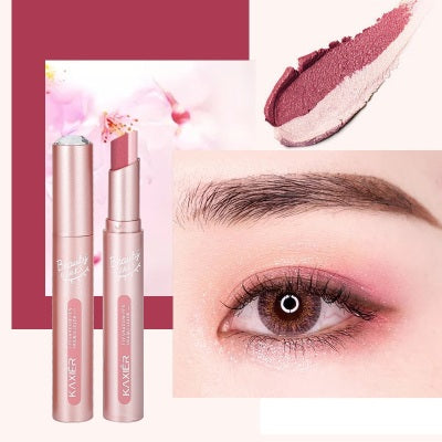 Waterproof And Sweat-proof Gradient Two-color Lazy Eyeshadow Stick1
