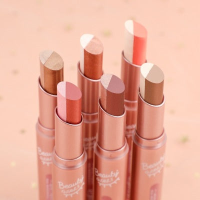Waterproof And Sweat-proof Gradient Two-color Lazy Eyeshadow Stick3
