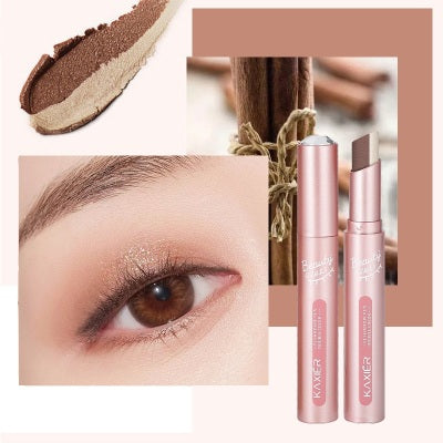 Waterproof And Sweat-proof Gradient Two-color Lazy Eyeshadow Stick6