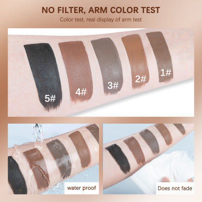 Waterproof And Sweat Proof Eyebrow Powder Lazy Man3
