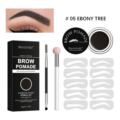 Waterproof And Sweat Proof Eyebrow Powder Lazy Man7