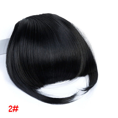Wig Female Air Bangs Sideburns Qi Bangs-1