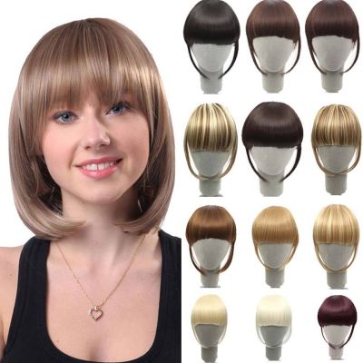 Wig Female Air Bangs Sideburns Qi Bangs-2