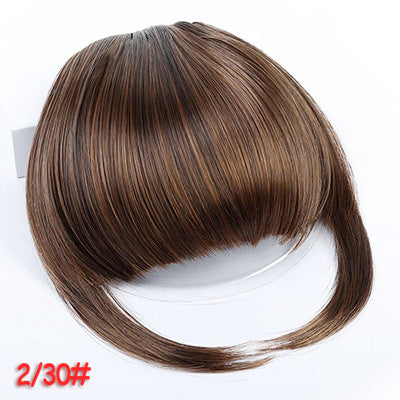 Wig Female Air Bangs Sideburns Qi Bangs-3