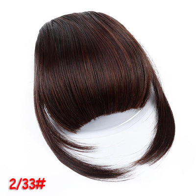 Wig Female Air Bangs Sideburns Qi Bangs-4