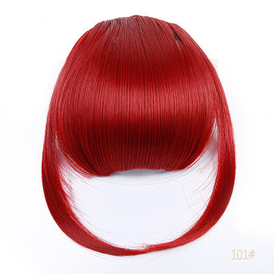 Wig Female Air Bangs Sideburns Qi Bangs-5