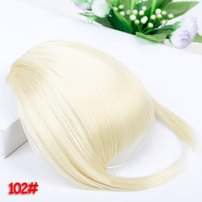 Wig Female Air Bangs Sideburns Qi Bangs-6