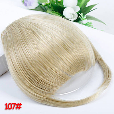 Wig Female Air Bangs Sideburns Qi Bangs-9