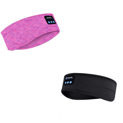 Wireless Bluetooth Sleeping Headphones Headband Thin Soft Elastic Comfortable Music Ear Phones Eye Mask For Side Sleeper Sports-2