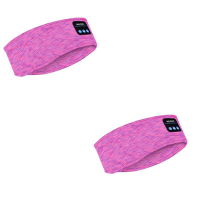 Wireless Bluetooth Sleeping Headphones Headband Thin Soft Elastic Comfortable Music Ear Phones Eye Mask For Side Sleeper Sports-4
