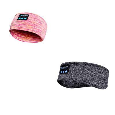 Wireless Bluetooth Sleeping Headphones Headband Thin Soft Elastic Comfortable Music Ear Phones Eye Mask For Side Sleeper Sports-5