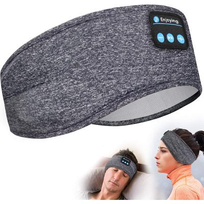 Wireless Bluetooth Sleeping Headphones Headband Thin Soft Elastic Comfortable Music Ear Phones Eye Mask For Side Sleeper Sports-8