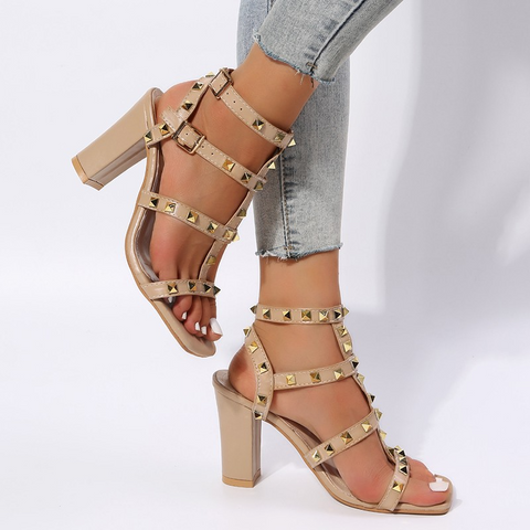 WomenRivetSandalsSquare-toeHighHeelsShoes-Veeddydropshipping-04