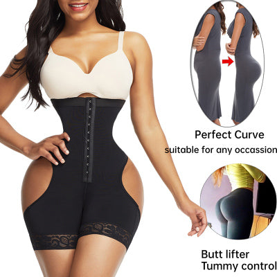 Women Shapewear High Waist Butt Lifter Tummy Control Underwear Workout Waist Trainer Corset-1