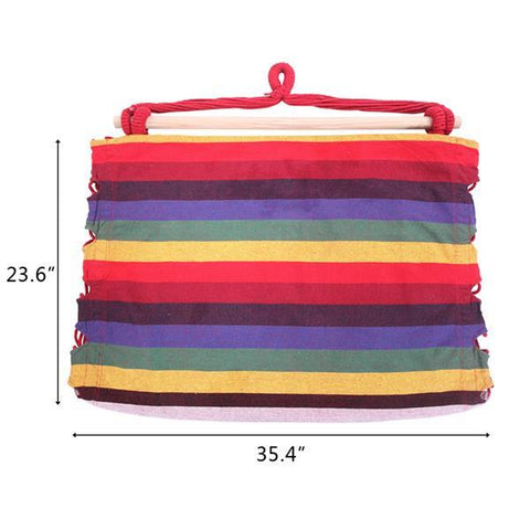 Distinctive Cotton Canvas Hanging Rope Chair-HA01696-Veeddydropshipping