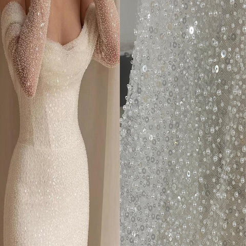 Exquisite Neck Mermaid Wedding Dress-WF01574-Veeddydropshipping