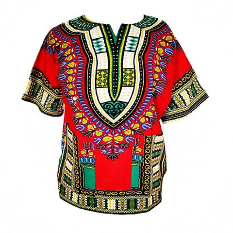 Men Dashiki T Shirt Traditional Sleeve Casual-MF00024-Veeddydropshipping