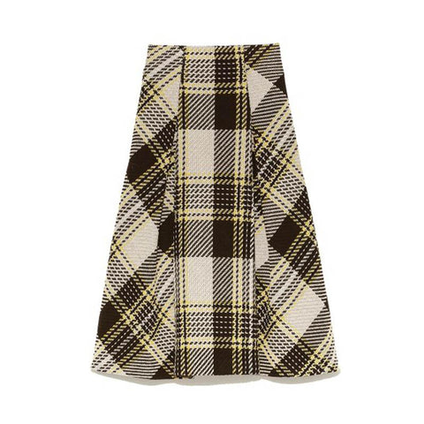 Mini Skirt Fashion Plaid Woolen Short Skirts-WF00509-Veeddydropshipping