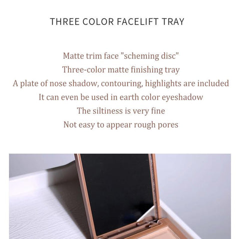 3D Trimming Repair Highlight Make Up Face Powder-BH00712-Veeddydropshipping