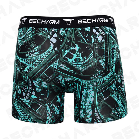 Male Underpants Man Pack Shorts Boxers Men Briefs Set Printing-MF01438-Veeddydropshipping