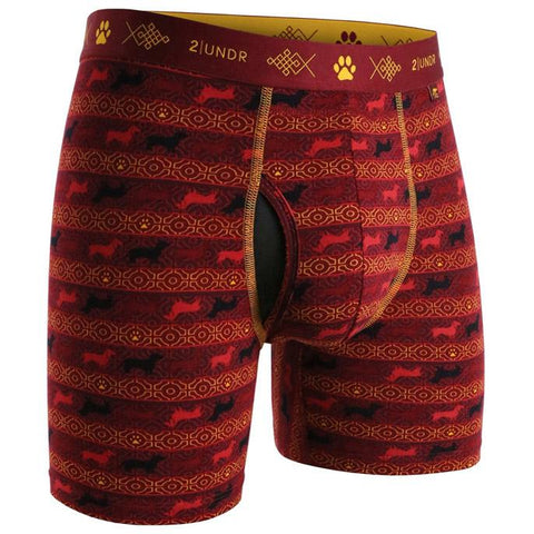 Pouch SWING SHIFT - 6&quot; Boxer Modal Fabric Bulls Print-MF01719-Veeddydropshipping