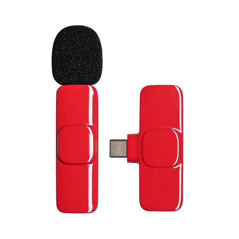 Portable Wireless Lavalier Microphone Mini Stereo Mic for IPhone Android -CE01265-Veeddydropshipping