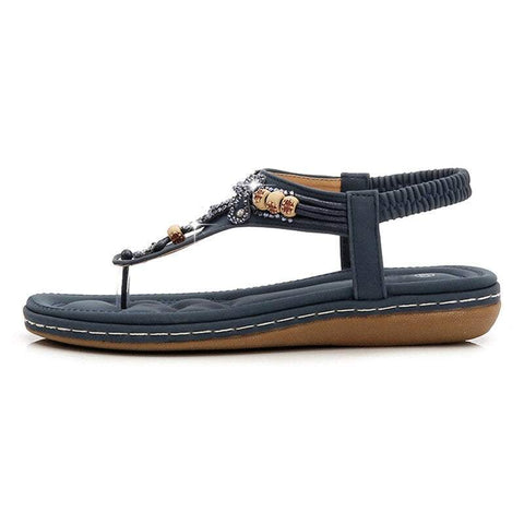Casual Shoes Bead Slip On Sandalias Sexy Flip-Flop Ladies Shoes-BS00800-Veeddydropshipping