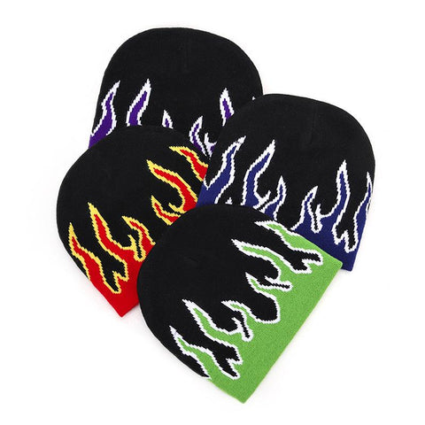 Flame Krangle Hat Winter Outdoor-MF00977-Veeddydropshipping