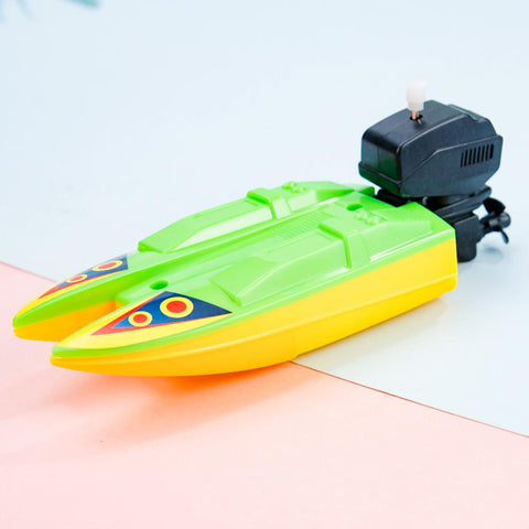 Kids Toy Speed Boat Ship Wind Up Clockwork Toys Floating Water Kids Toys-TB00537-Veeddydropshipping