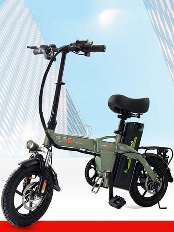 Folding Electric Bicycle Electric Bicycle Small Battery Car Generation Motorcycles -OS01108-Veeddydropshipping