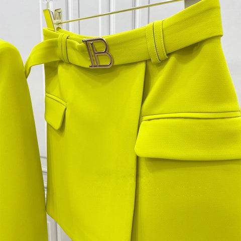 Women Casual A-line Short Slim Skirt-WF00381-Veeddydropshipping