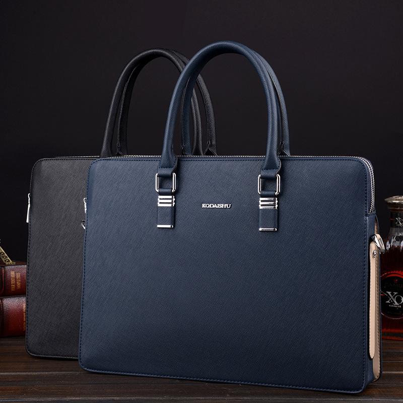 Briefcase Bag 14-Inch Laptop Bag Handbag Large Capacity-BS00454-Veeddydropshipping