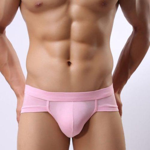 Low Waist Short Boxers Pants Underwear Underpant Black Gray-MF01642-Veeddydropshipping