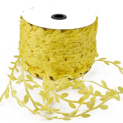 Embroidery Leaves Ribbons Trims Flower For Sewing-HA00188-Veeddydropshipping