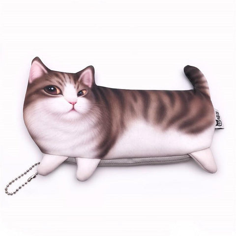 1pcs Cat Pen Bag Plush Backpack Cute Cartoon Animal Baby-TB00054-Veeddydropshipping
