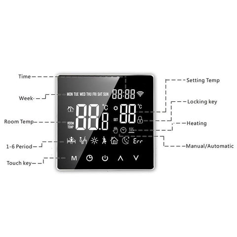 ME81H Wifi Smart Thermostat Electric Floor Heating Gas Boiler Temperature-TI01052-Veeddydropshipping